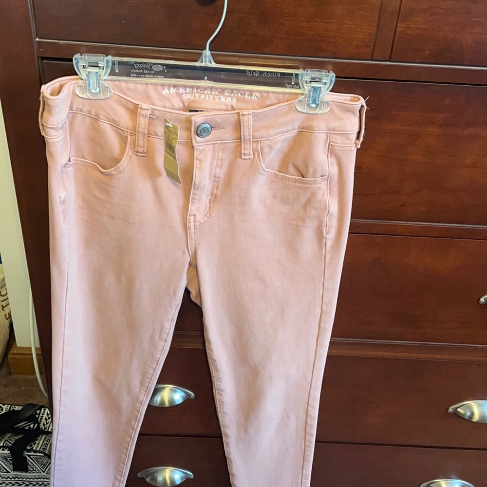Pink jeans